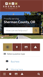 Mobile Screenshot of co.sherman.or.us