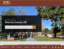 Tablet Screenshot of co.sherman.or.us